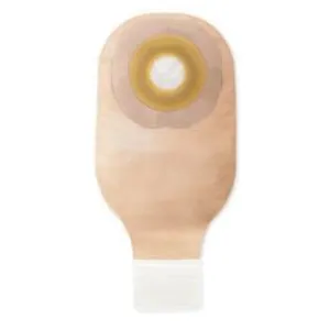 Premier One-Piece Drainable Ostomy Pouch – Flat FlexWear Barrier, Lock 'n Roll Closure, Tape, Filter