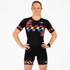 PRIMA 2 LD AERO WOMEN'S FINISHER BLACK TRISUIT