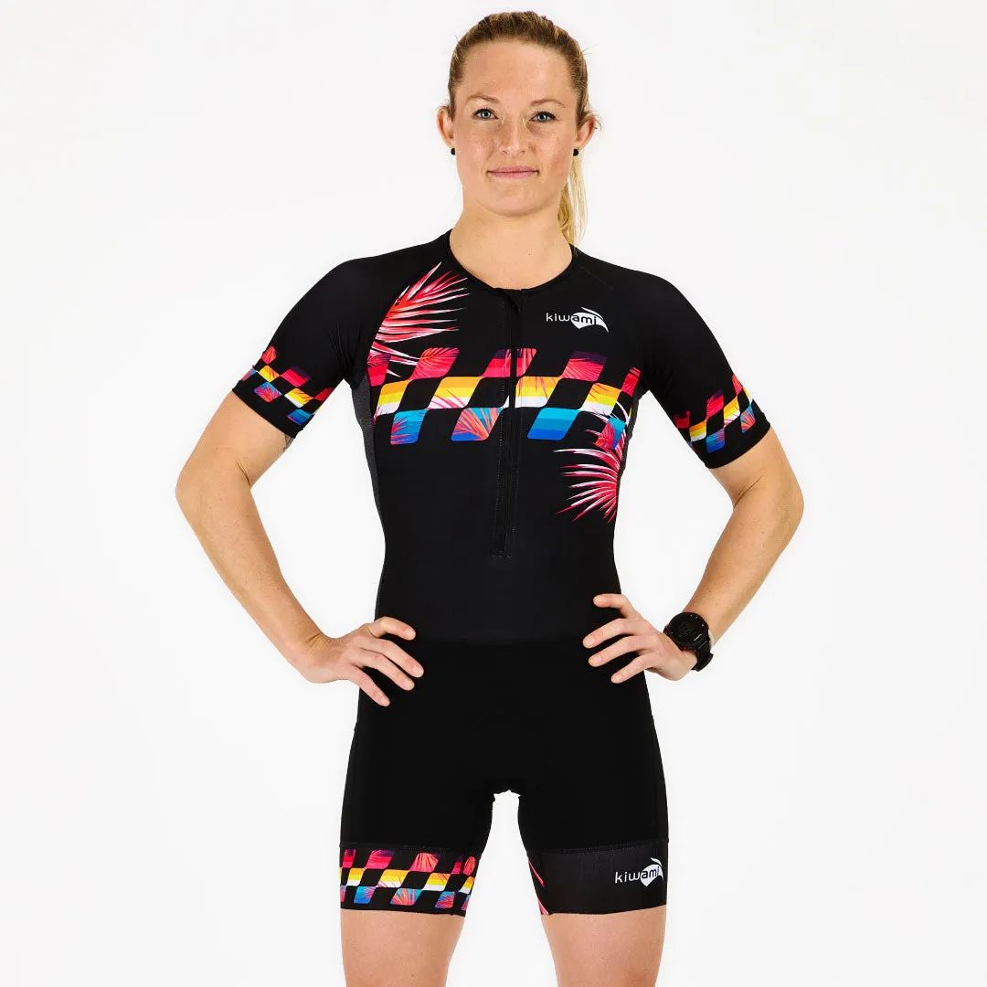 PRIMA 2 LD AERO WOMEN'S FINISHER BLACK TRISUIT