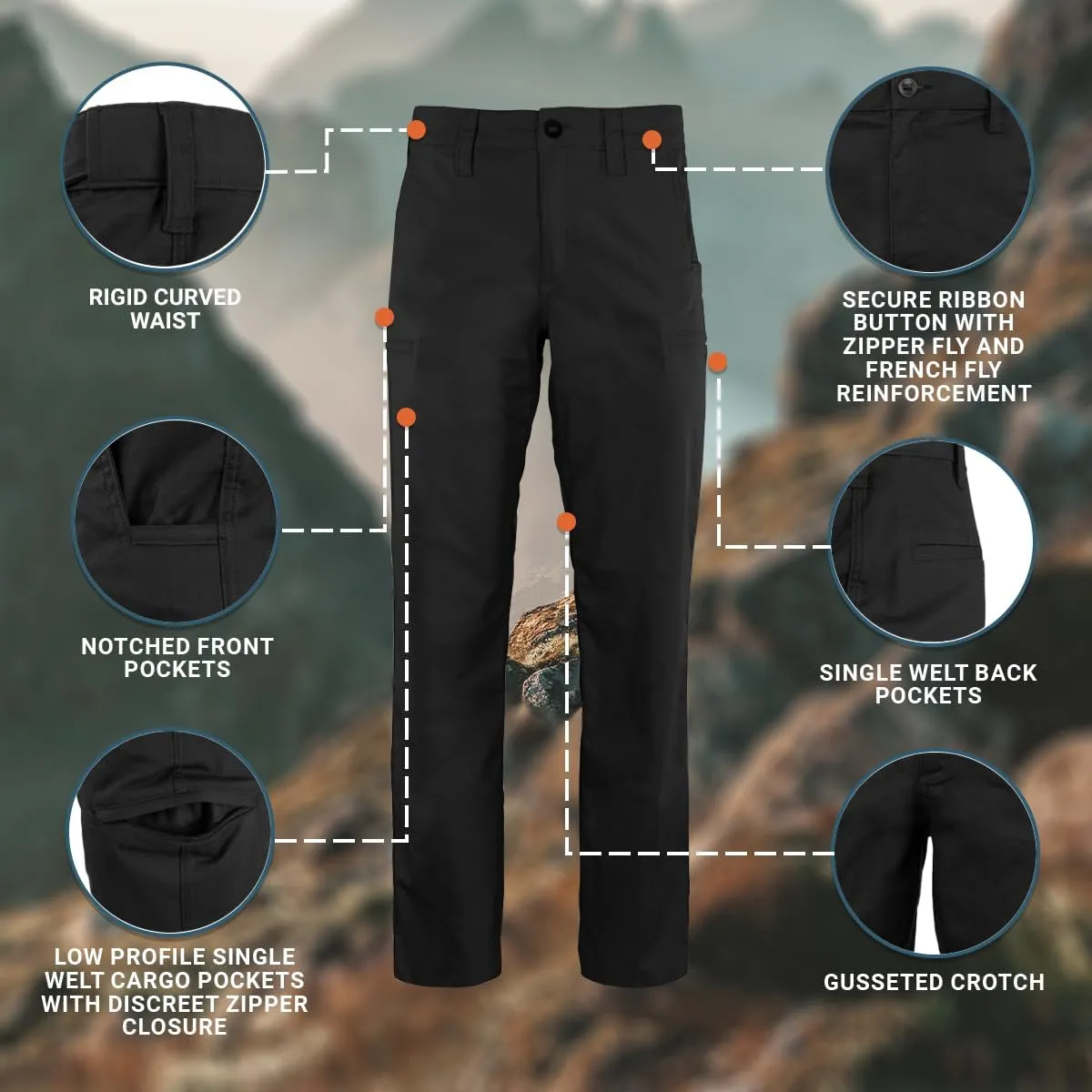 Propper Mens Kinetic Slick Work Utility Pants