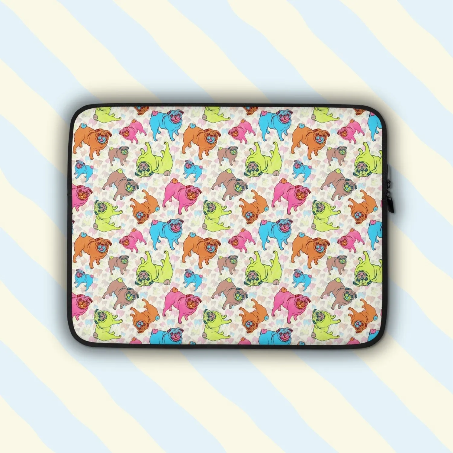 Pugalicious Laptop Sleeve