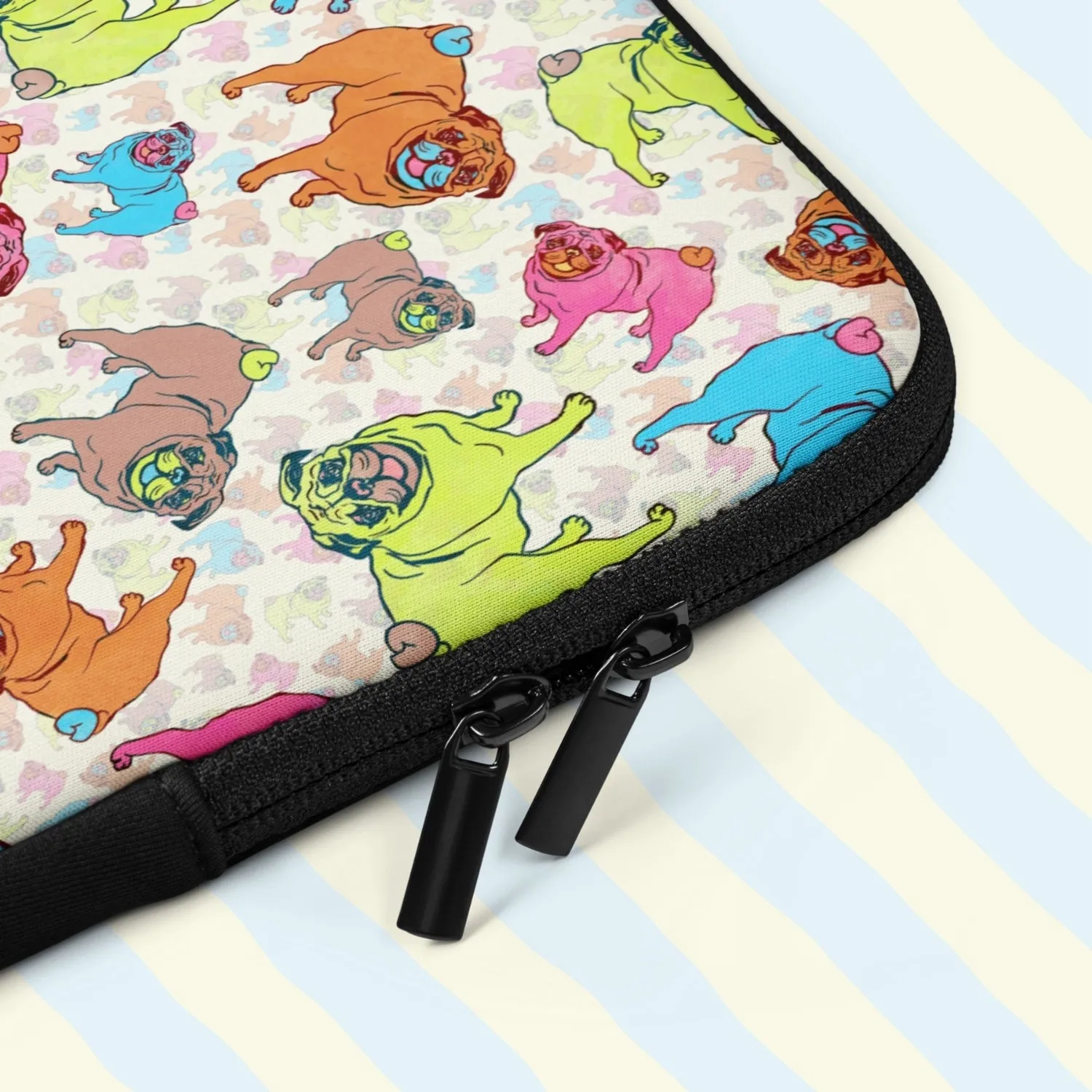 Pugalicious Laptop Sleeve