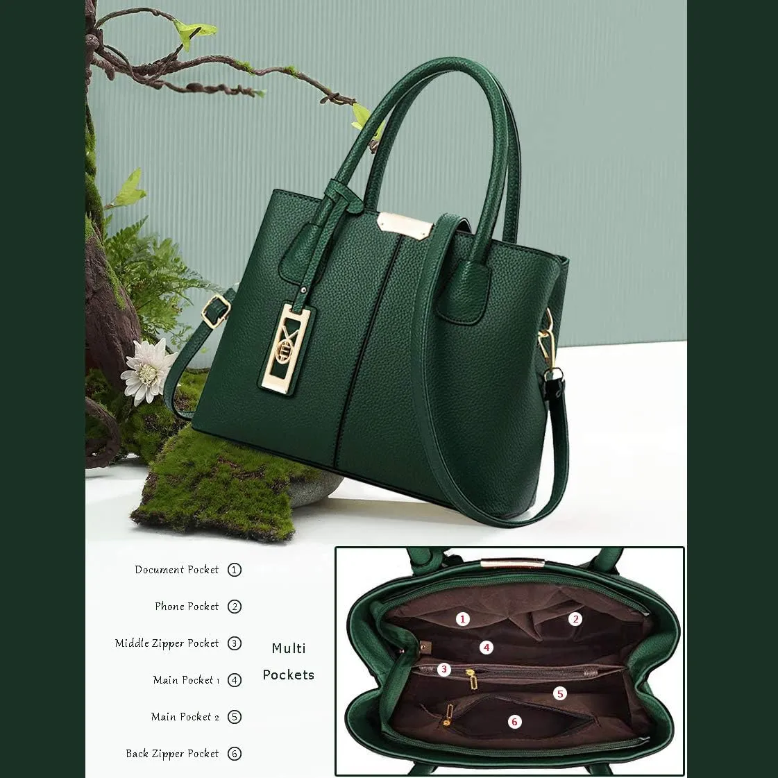 Purses and Handbags for Women Shoulder Tote Bags Top Handle Satchel