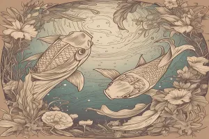 Puzzle for Adults 1000 Pieces Koi Fish Swimming in A Serene Wooden Jigsaw Puzzle Challenging Puzzles Families DIY Puzzles Finished Size is 29.52x19.68 in Kids Game School Supplies Props