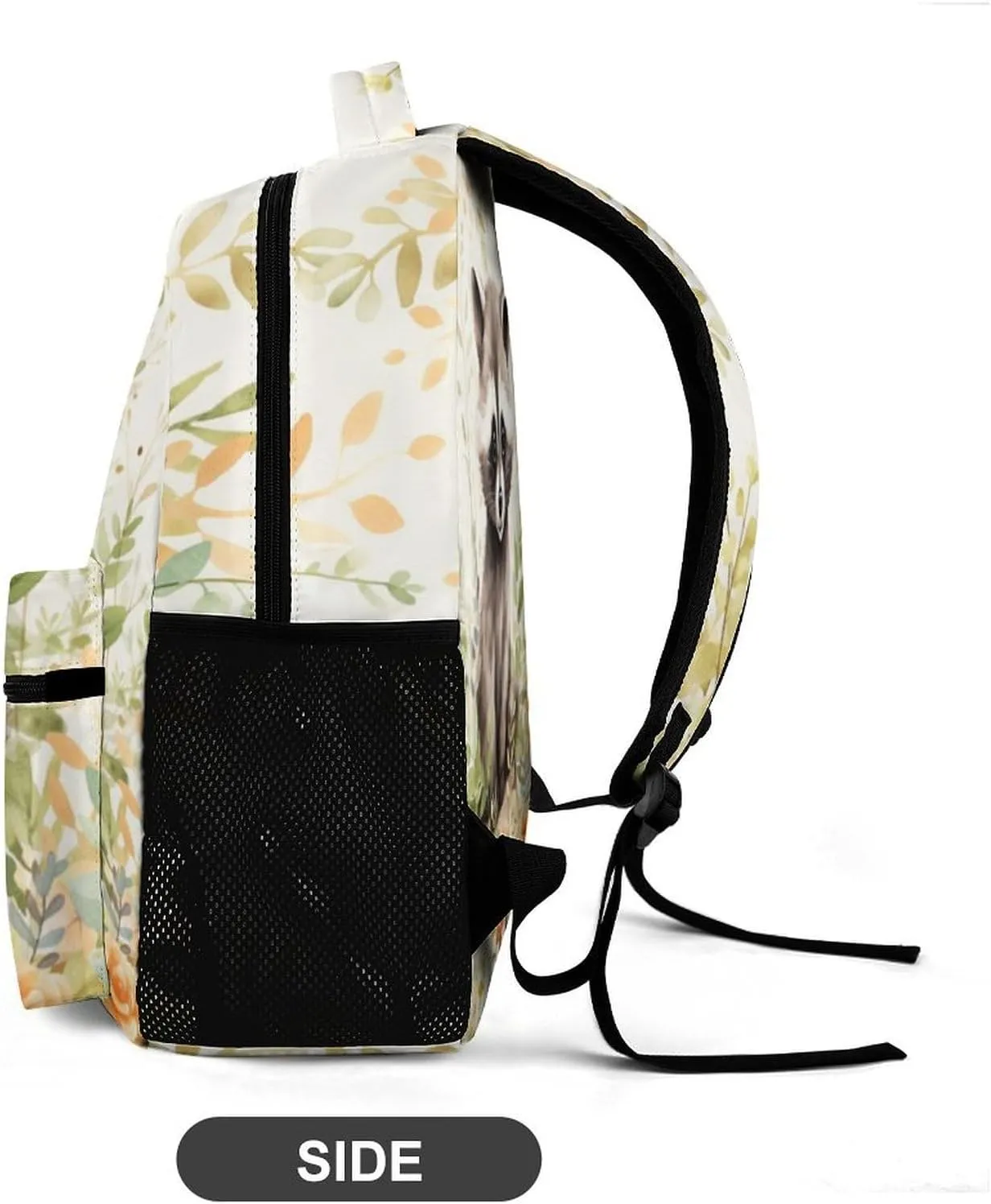 Raccoon Backpack for Kids Girls Boys School, 16 Inches Cute Raccoons Theme Bookbag, Adjustable, Lightweight, Large Capacity, Colorful Daily Casual Animal Backpacks