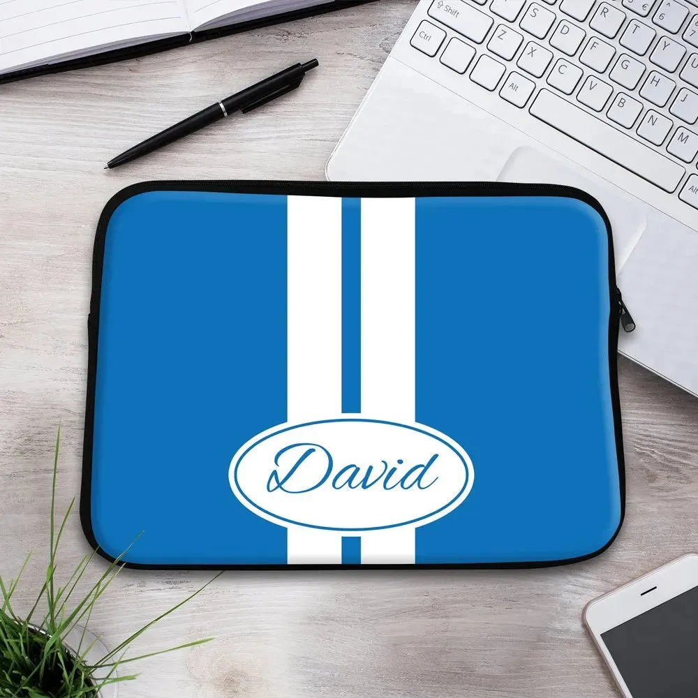 Racing Stripes Laptop Sleeve