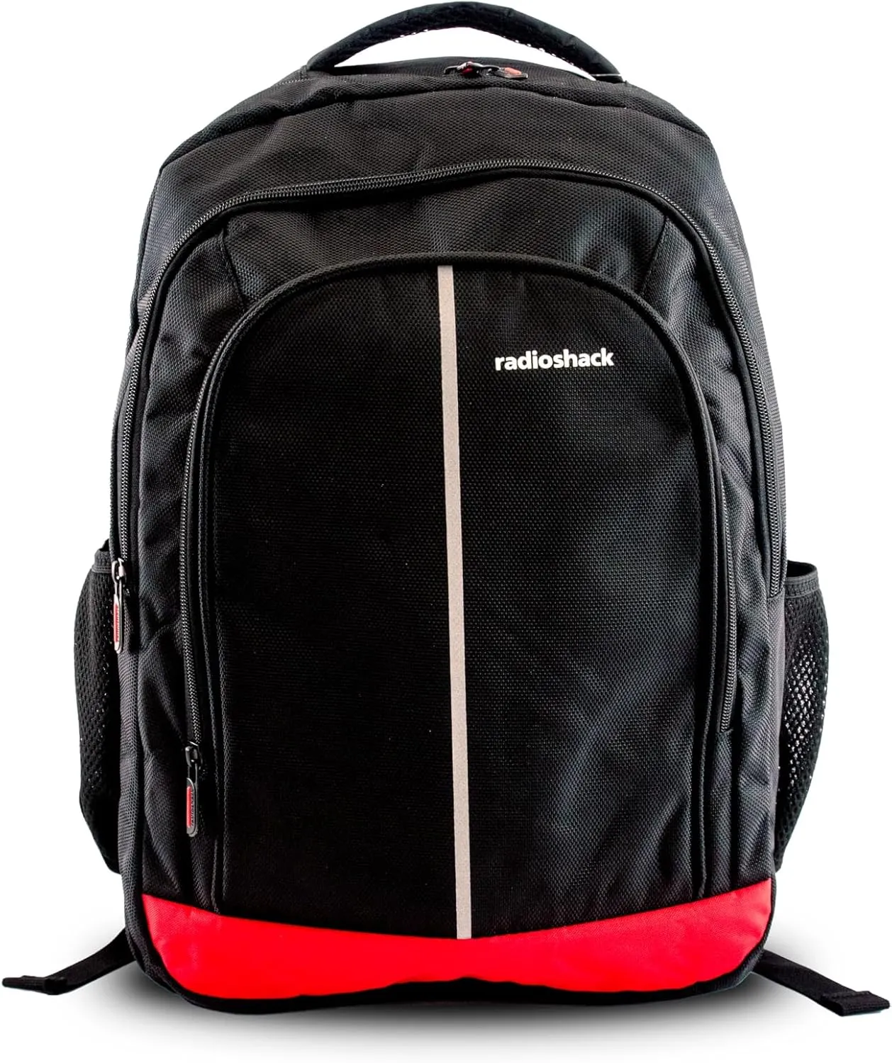 RadioShack Functional 15.6" Laptop Backpack, Black Backpack with Secure Laptop Compartment Provides Easy Organization and Transportation for Laptops up to 15.6", Tablets, and More