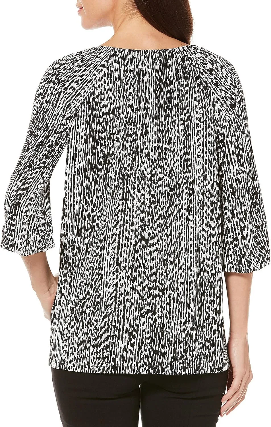 Rafaella Velvet Trim Top