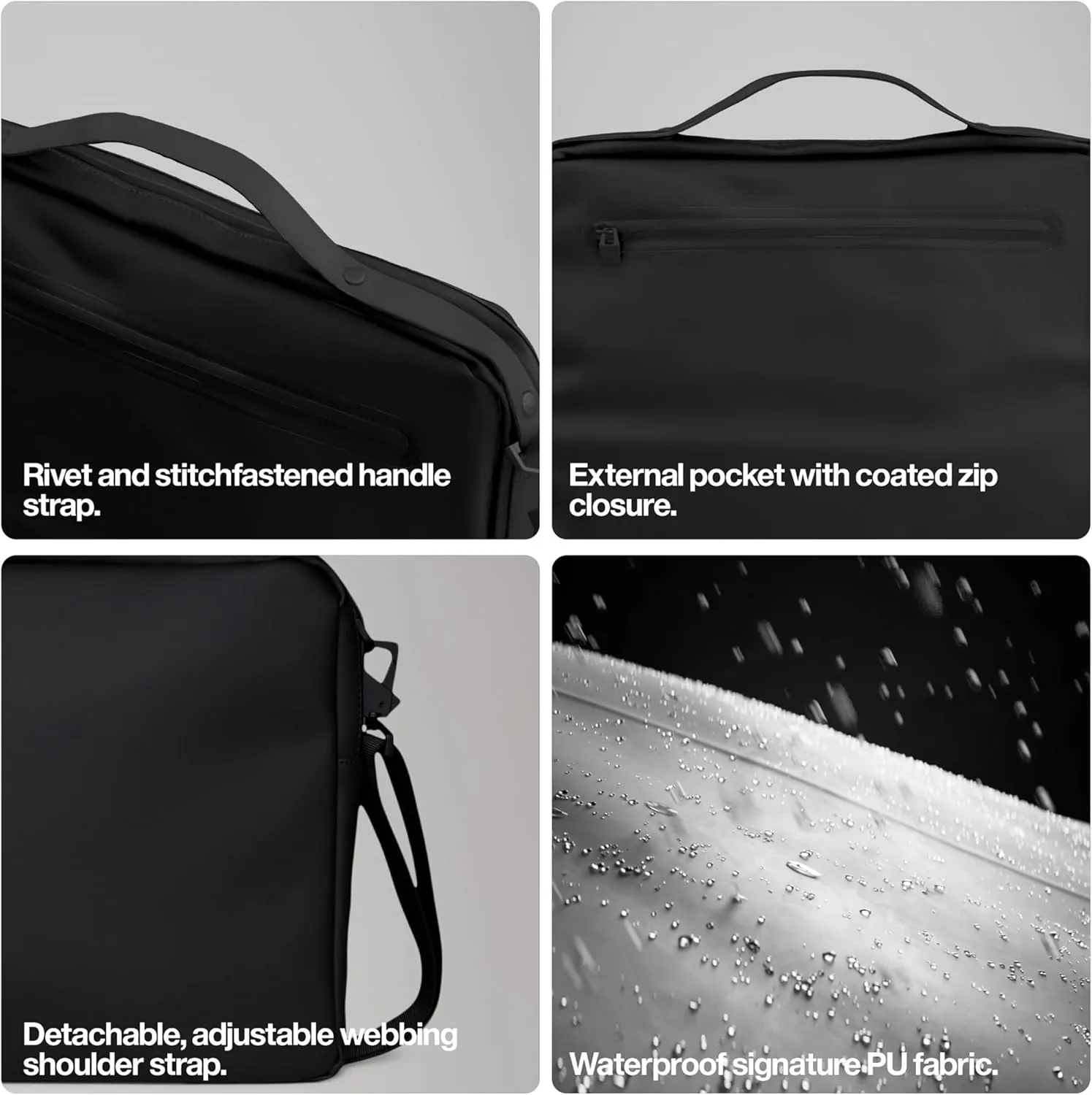 RAINS Laptop Bag, Backpack, Ideal for Work, & College, Models Supporting 13 to 16 Inches