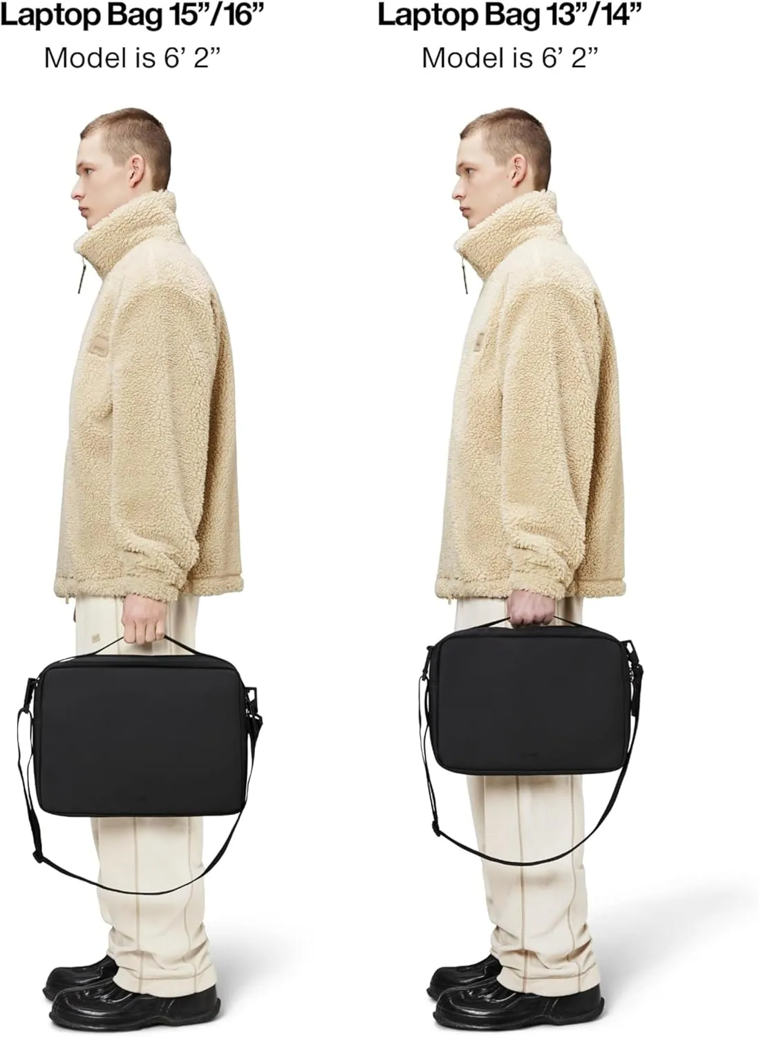 RAINS Laptop Bag, Backpack, Ideal for Work, & College, Models Supporting 13 to 16 Inches