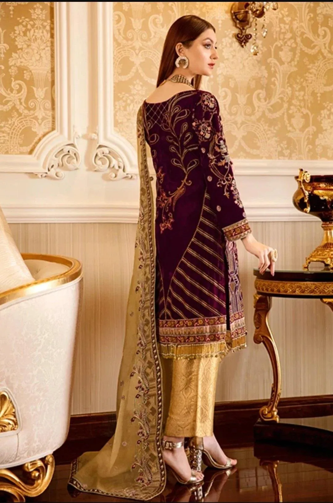 Ramsha Velvet/Luxury/V-103