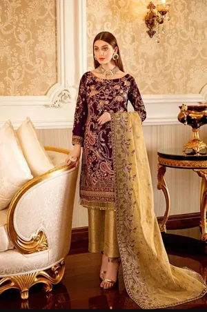 Ramsha Velvet/Luxury/V-103