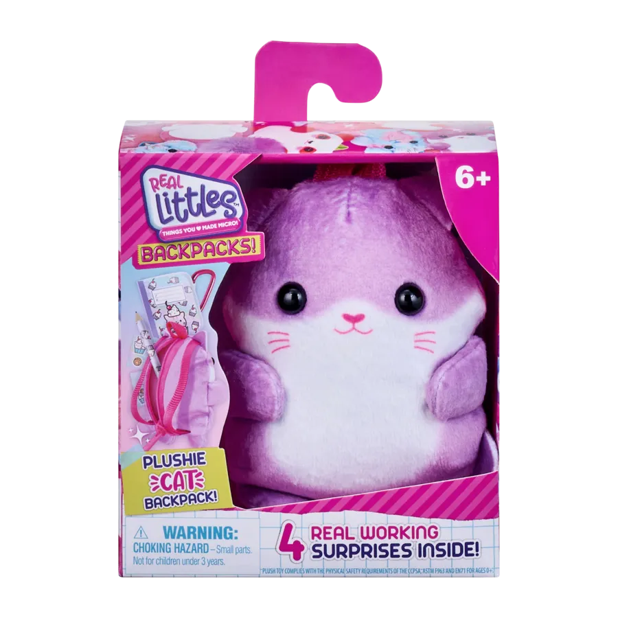 Real Littles Series 7 Plushie Pet Backpack Single Pack