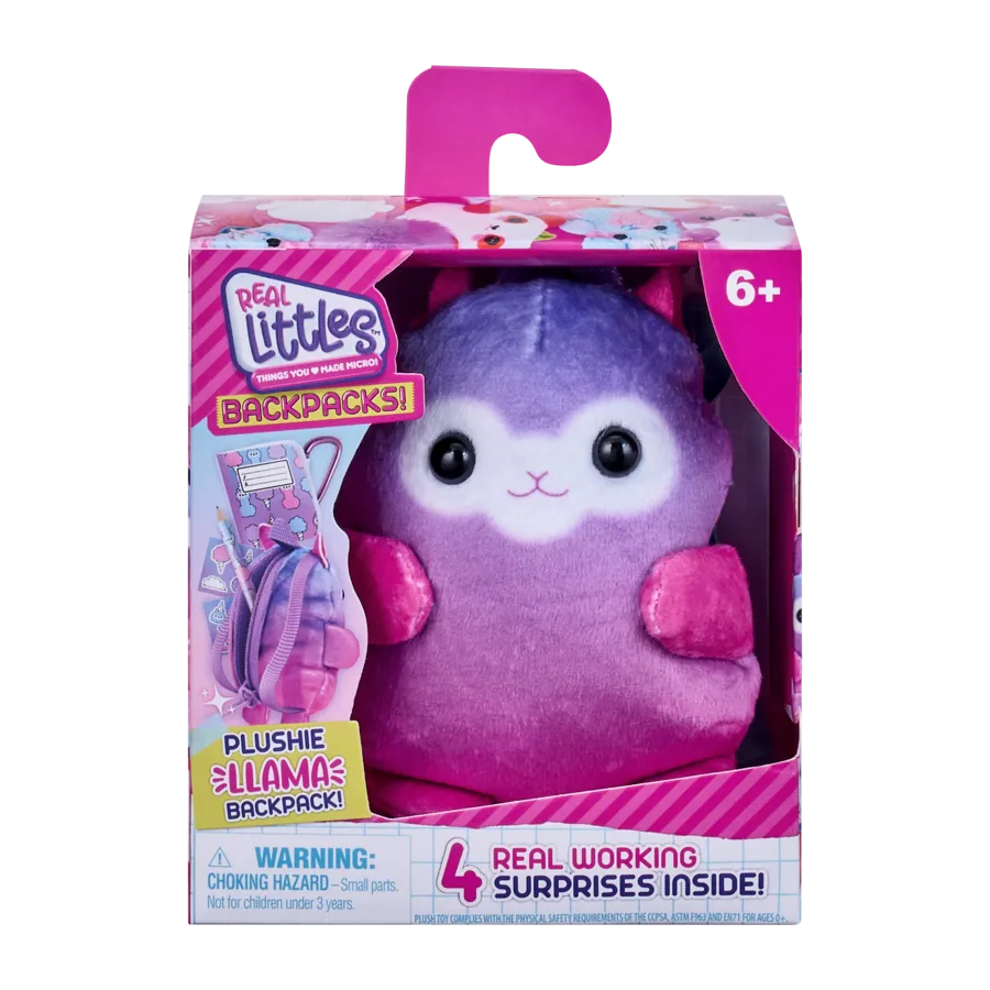 Real Littles Series 7 Plushie Pet Backpack Single Pack