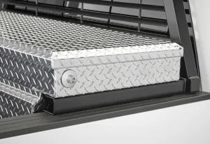 RealTruck Backrack Hardware Kit for use w/ 21" Toolbox, Black, No Drill | 30112TB | Fits 1997-2014 Ford F-150