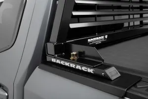 RealTruck Backrack Hardware Kit for use w/Low-Profile Tonneau, Black, No Drill | 40112 | Fits 2004-2014 Ford F-150