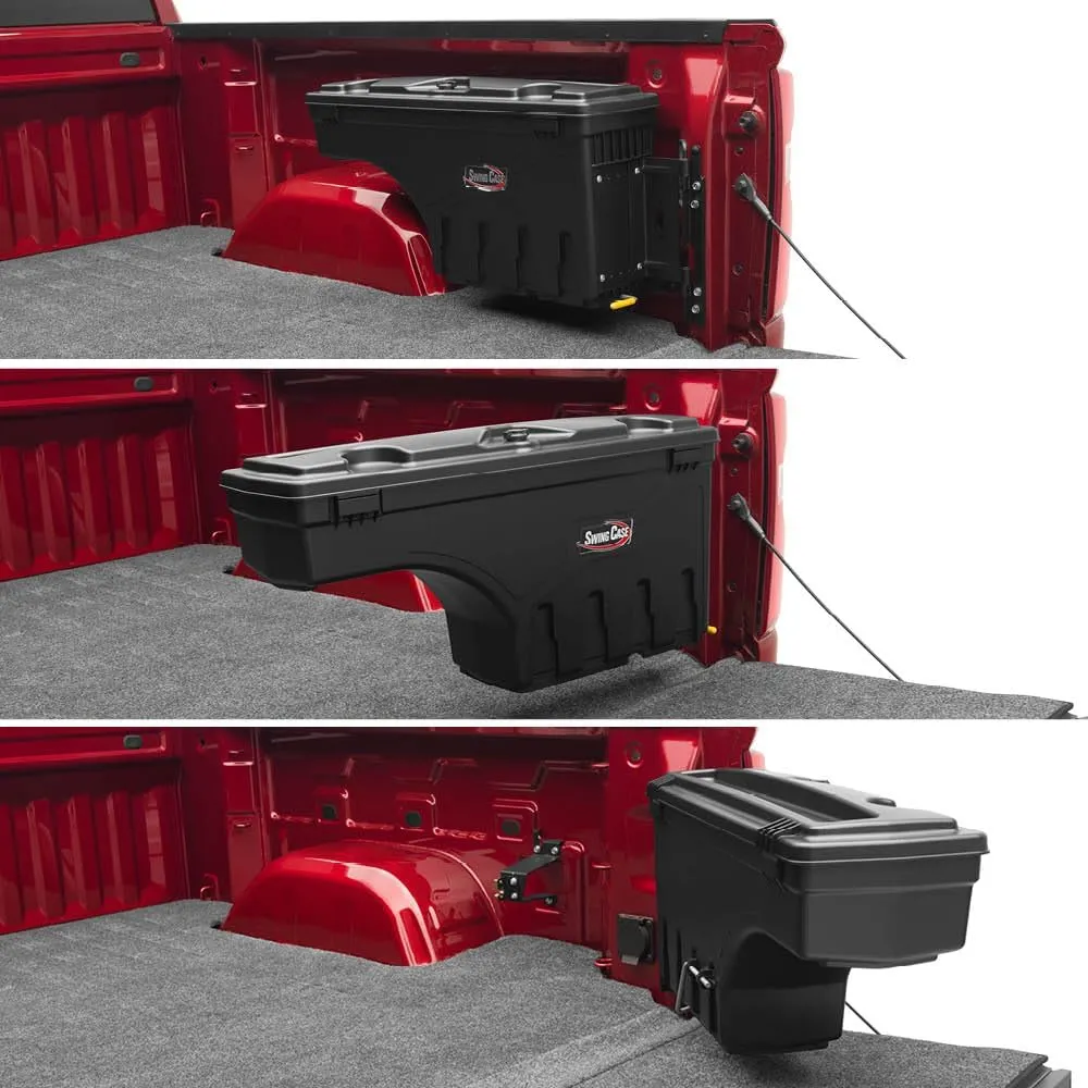 RealTruck UnderCover SwingCase Truck Bed Storage Box | SC100D | Fits 2007 - 2019 Chevy/GMC Silverado/Sierra 2500/3500HD Drivers Side