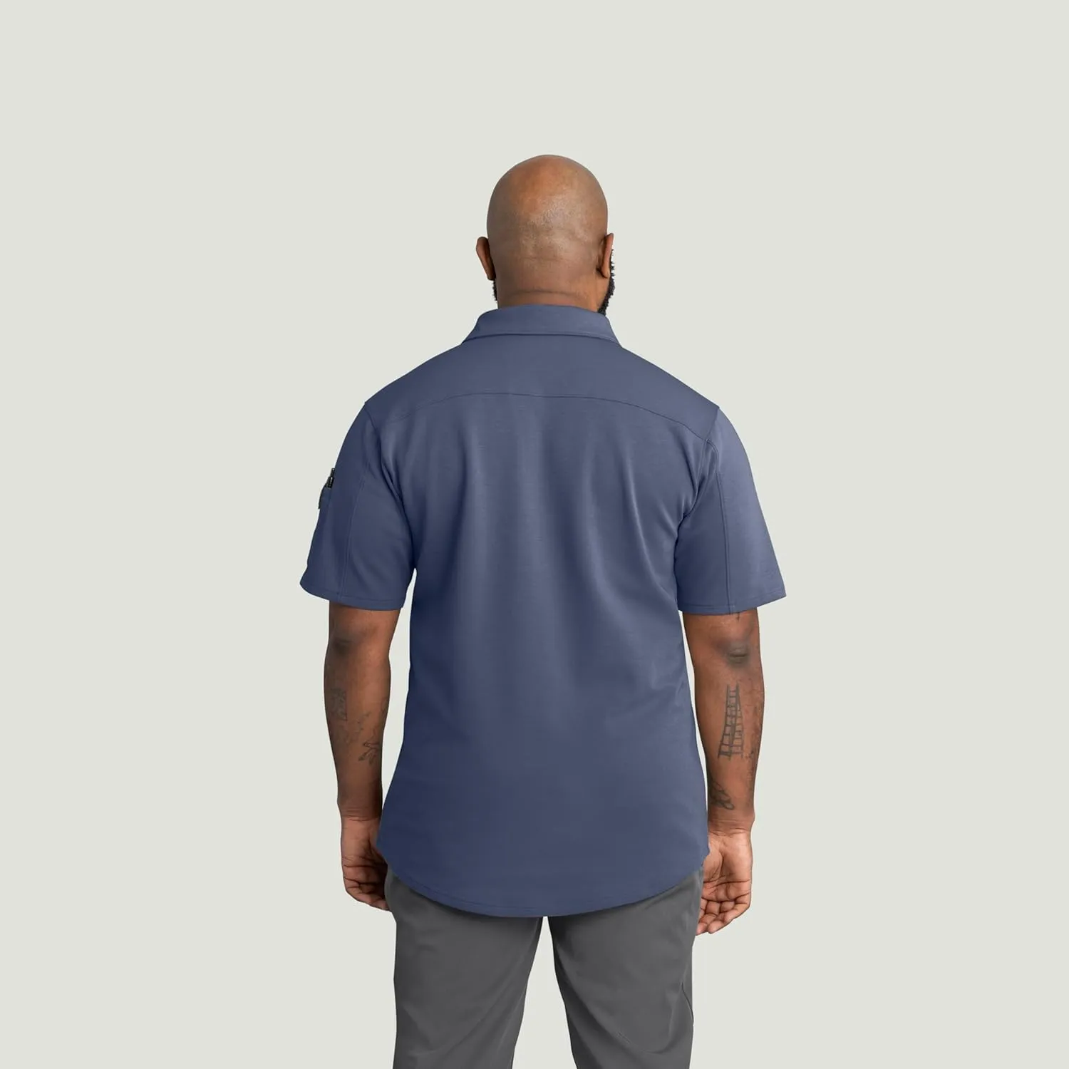 Red Kap Men's Snap Front Jersey Short Sleeve Work Shirt