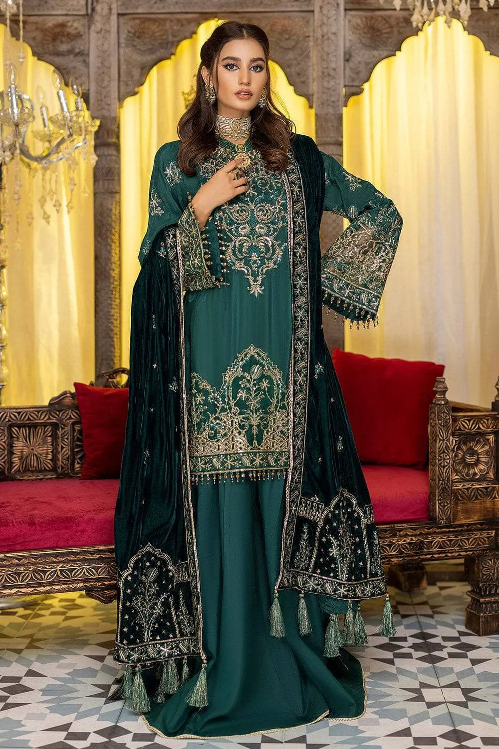 Restocked/Adans Libas Velvet/Nayaab