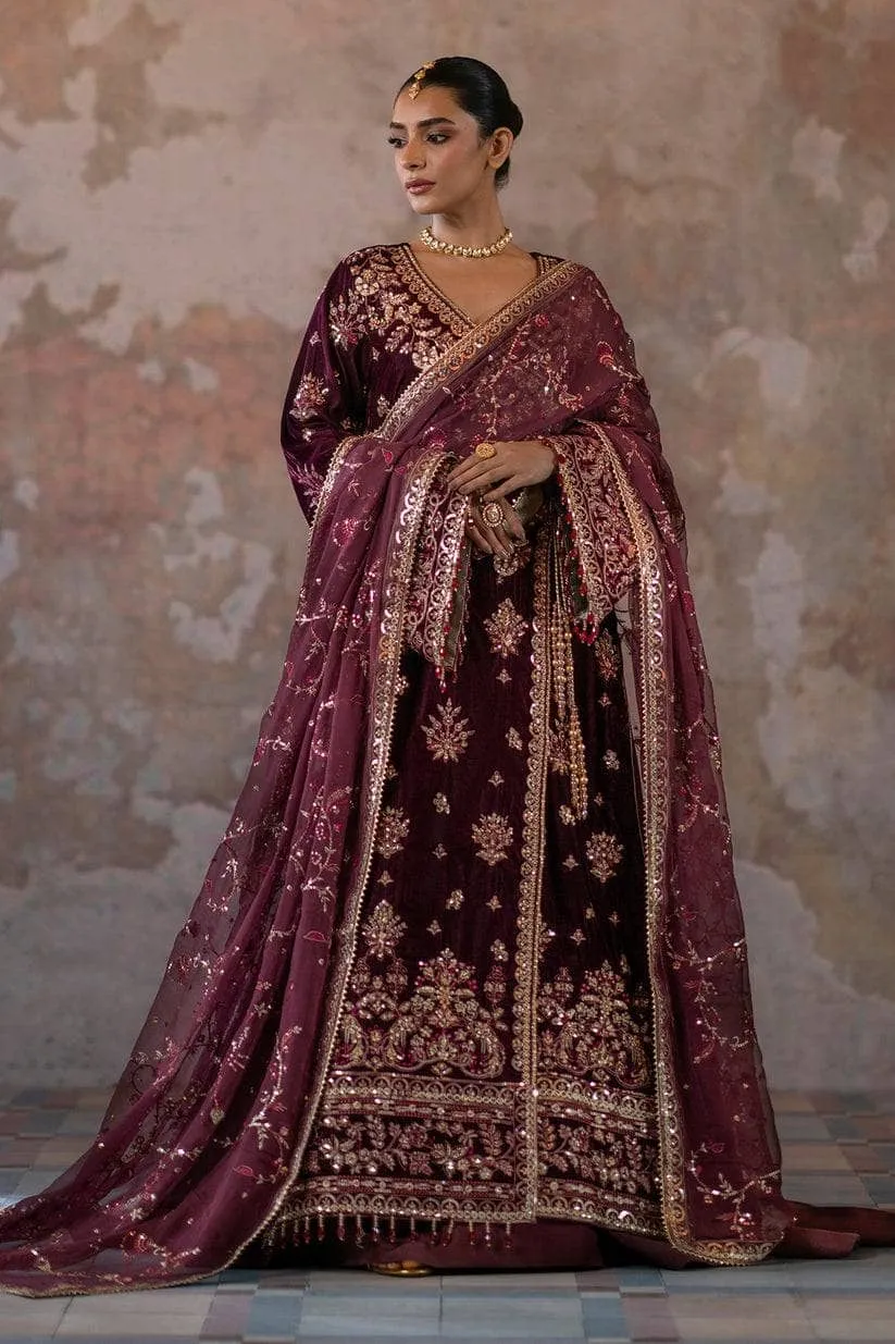 Restocked/Emaan Adeel Velvet 24/Tanish