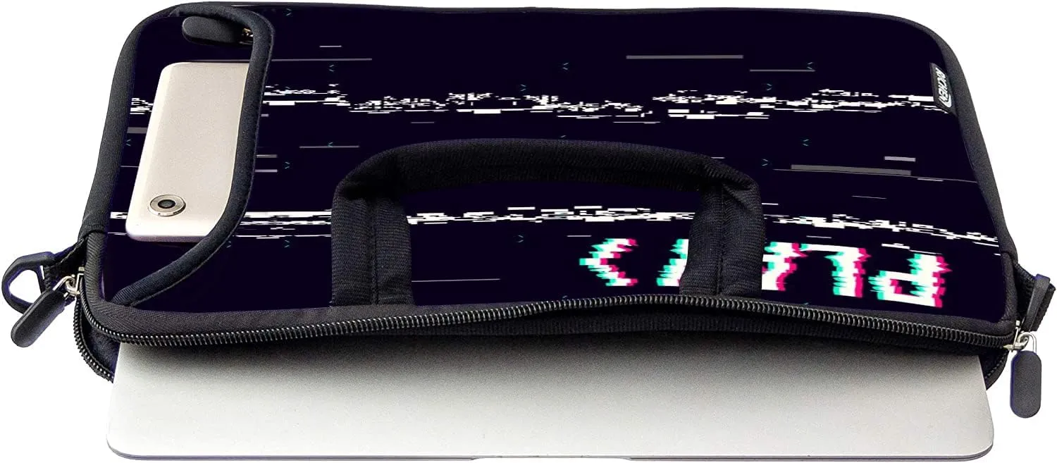 RICHEN 14 15 15.4 15.6 inch Laptop Shoulder Bag Messenger Bag Notebook Handle Sleeve Neoprene Carriyng Travel Case with Accessories Pocket (14-15.6 inch, PLAYS)