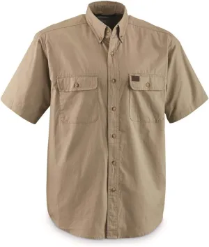 Riggs Workwear Men's Foreman Short Sleeve Ripstop Work Shirt