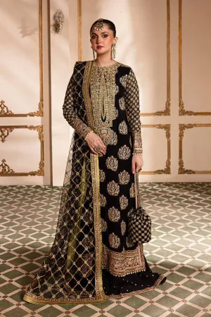 Roheenaz Naira Chiffon/Taliya/Black