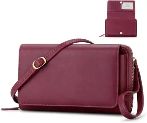 RONSIN Crossbody Bag for Women Wristlet Wallets with RFID Card Small Clutch Purses for Party Prom