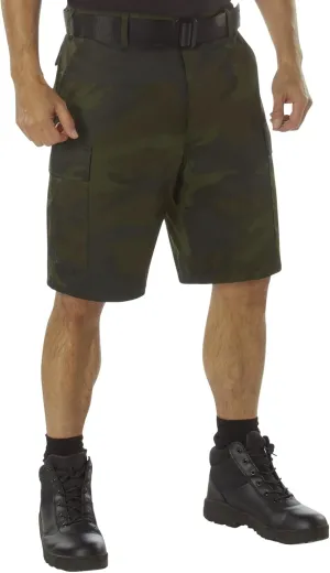 Rothco Midnight Camo BDU Shorts – Rugged Tactical Outdoor Hiking Camping Cargos