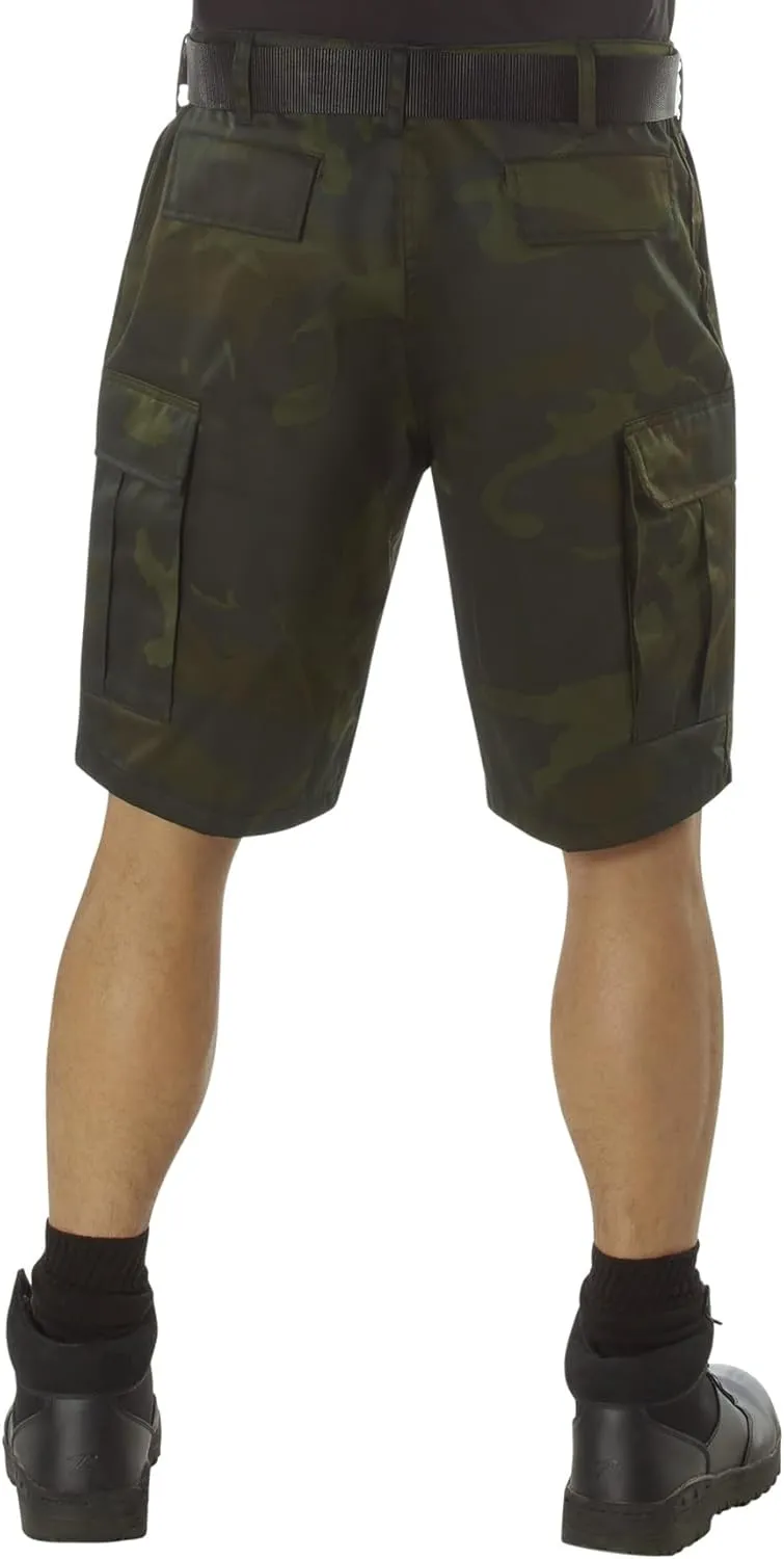 Rothco Midnight Camo BDU Shorts – Rugged Tactical Outdoor Hiking Camping Cargos