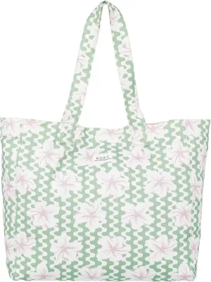 Roxy Women's Cotton Tote Bag | Everyday Carry | Beach | Travel | Vacation | Reusable | Lightweight