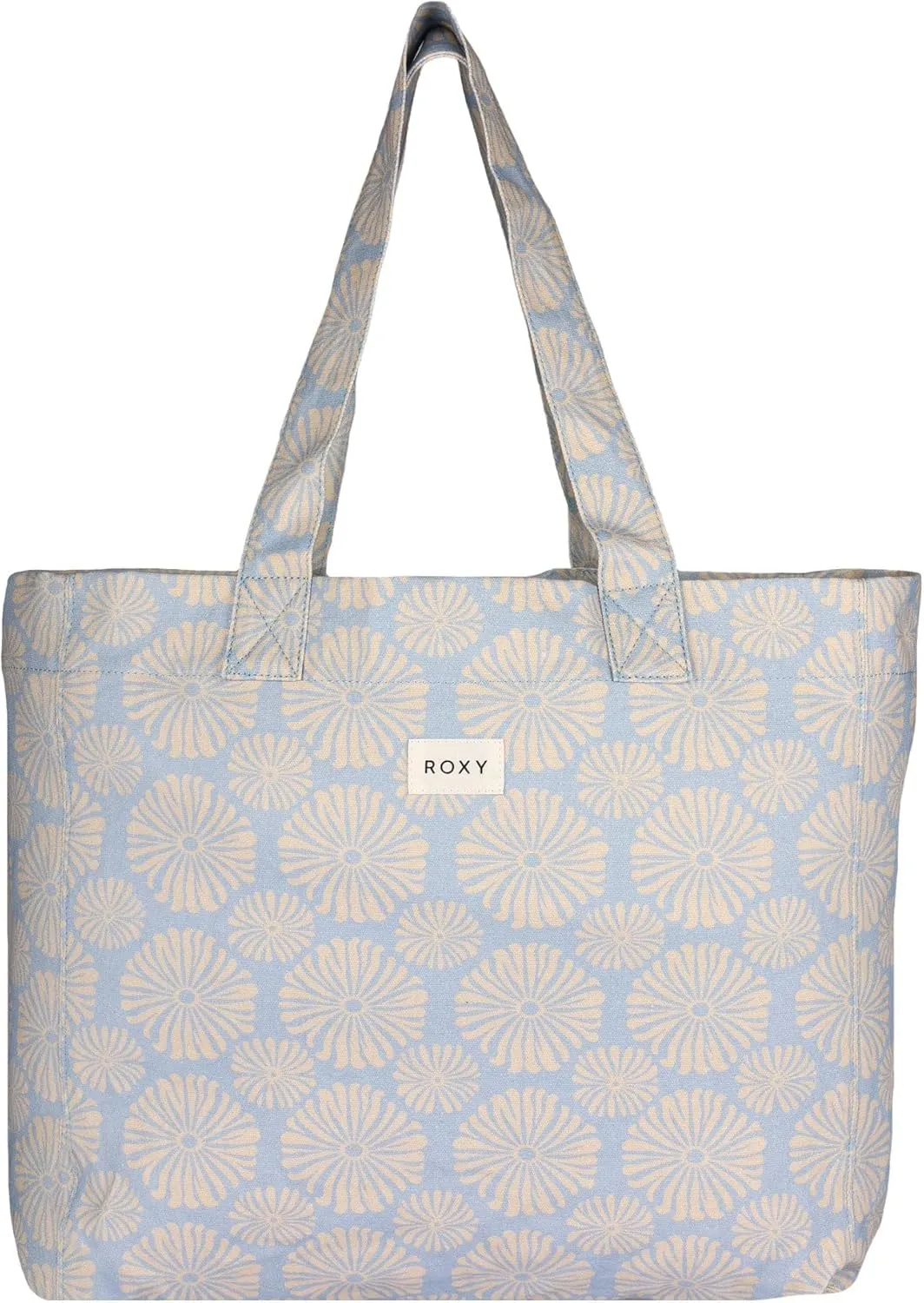 Roxy Women's Cotton Tote Bag | Everyday Carry | Beach | Travel | Vacation | Reusable | Lightweight