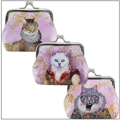 Royal Feline Clasp Coin Purse KA366WB