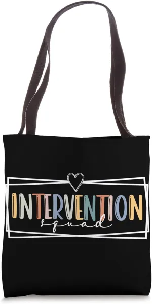 RTI Team Squad Intervention Teacher Early Intervention Squad Tote Bag