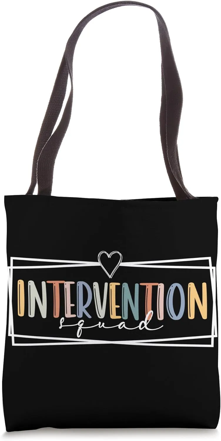 RTI Team Squad Intervention Teacher Early Intervention Squad Tote Bag