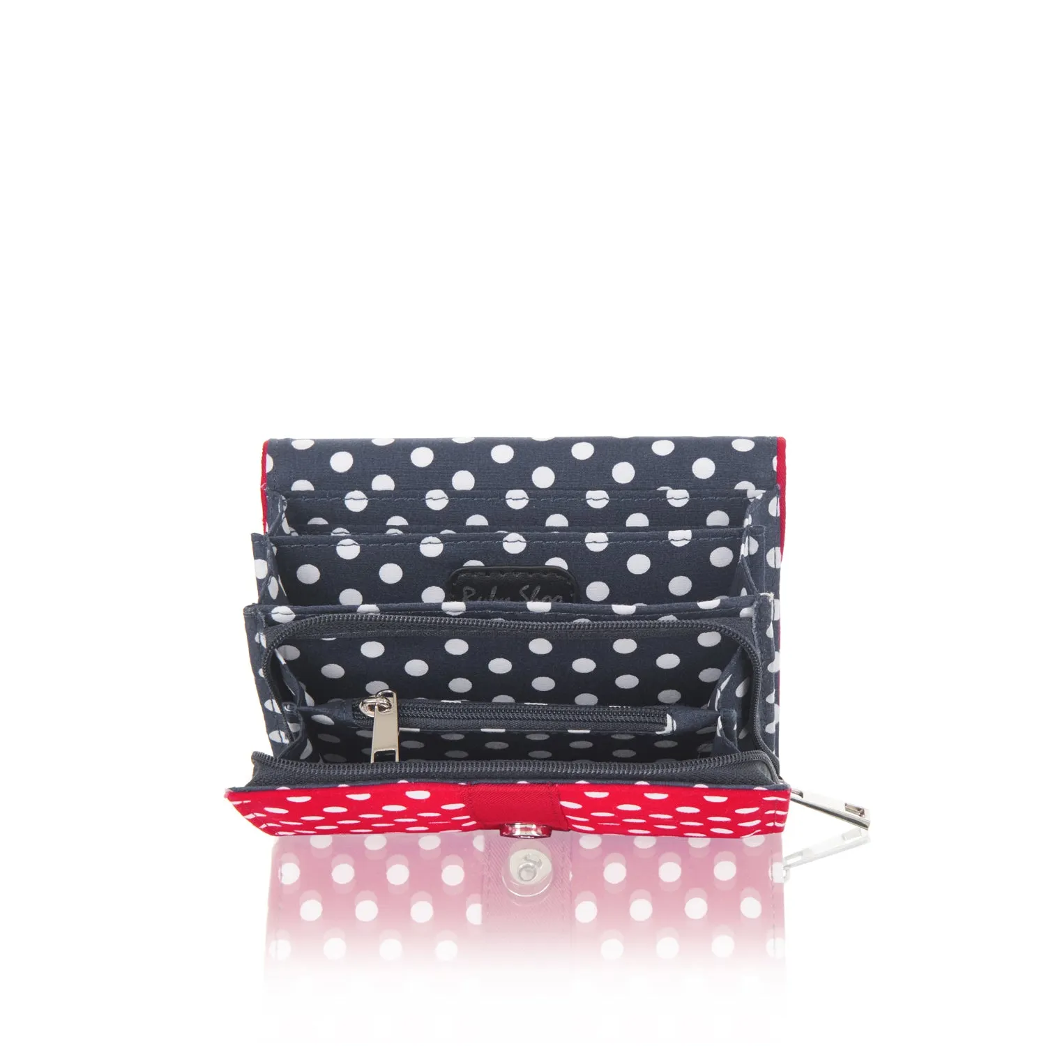 Ruby Shoo Garda Red & White Spot Purse (Matches Molly Hayley Santiago)