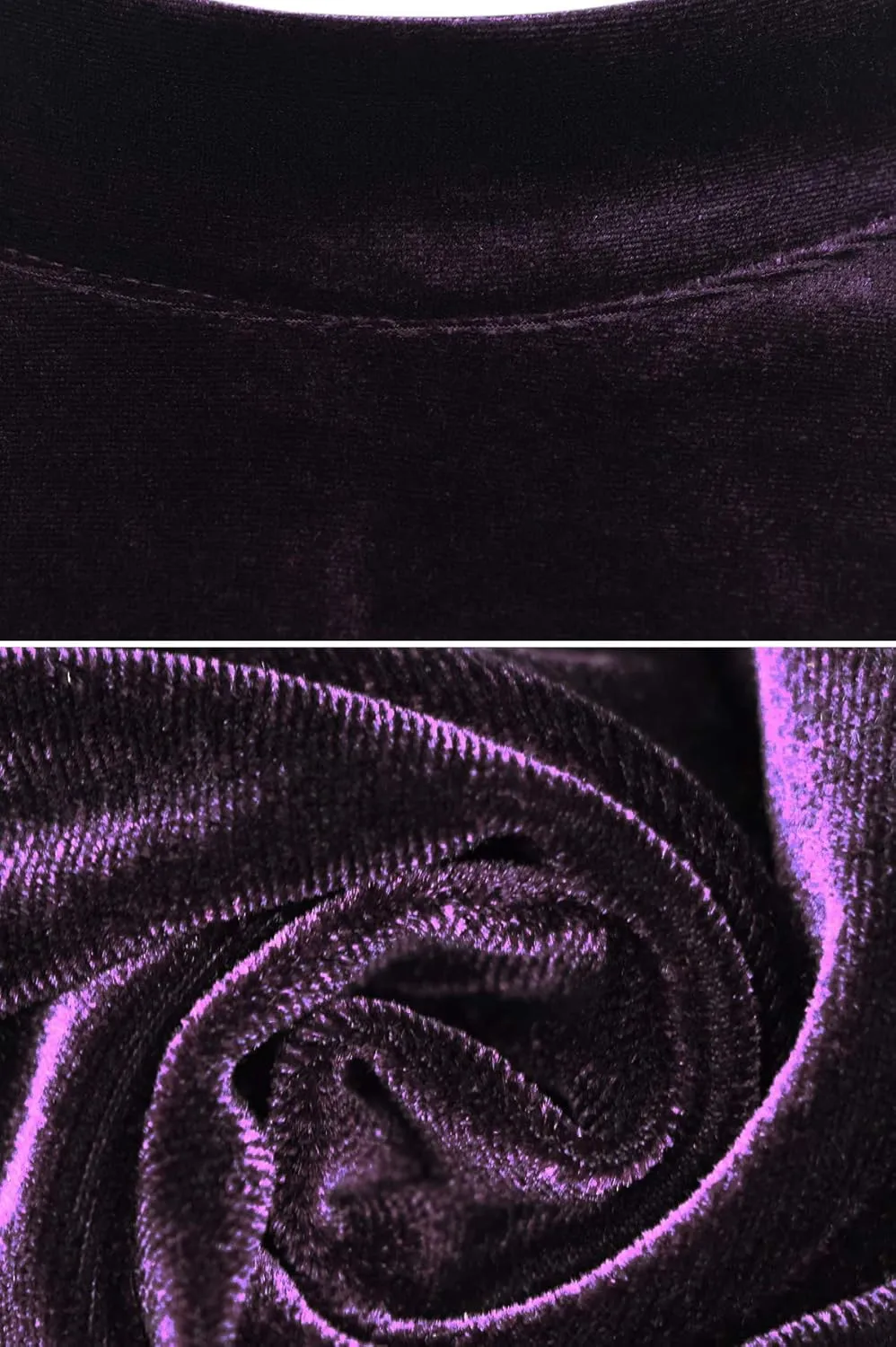 R.Vivimos Women's Winter Long Sleeve Velvet Ruffles Bodycon Mini Dress