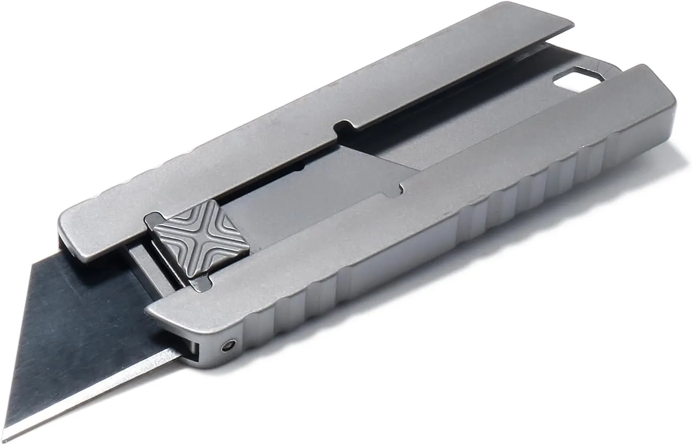 S01-T06 Sliding Utility Knife Titanium Construction with Black Ceramic Blade Razor Sharp for EDC 1pc