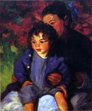 Sammy and His Mother by Robert Henri - Art Print