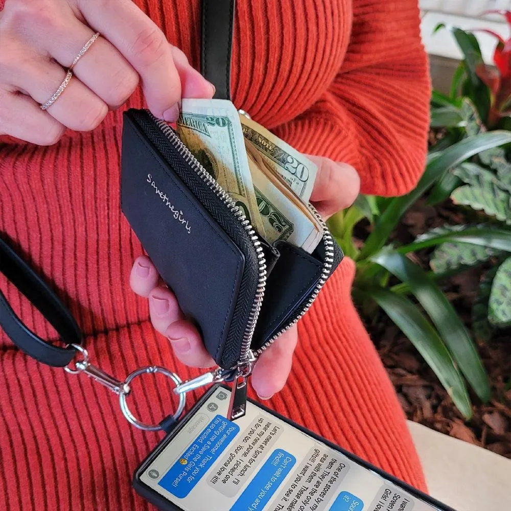 Save The Girls Clip & Go Strap W/Pouch Brushed Vegan Leather
