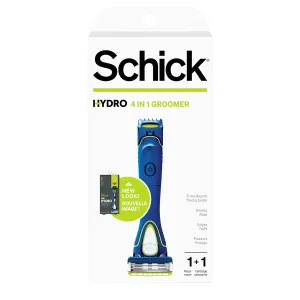 Schick Hydro 5 Men's Styling Razor with Body Groomer and Beard Trimmer