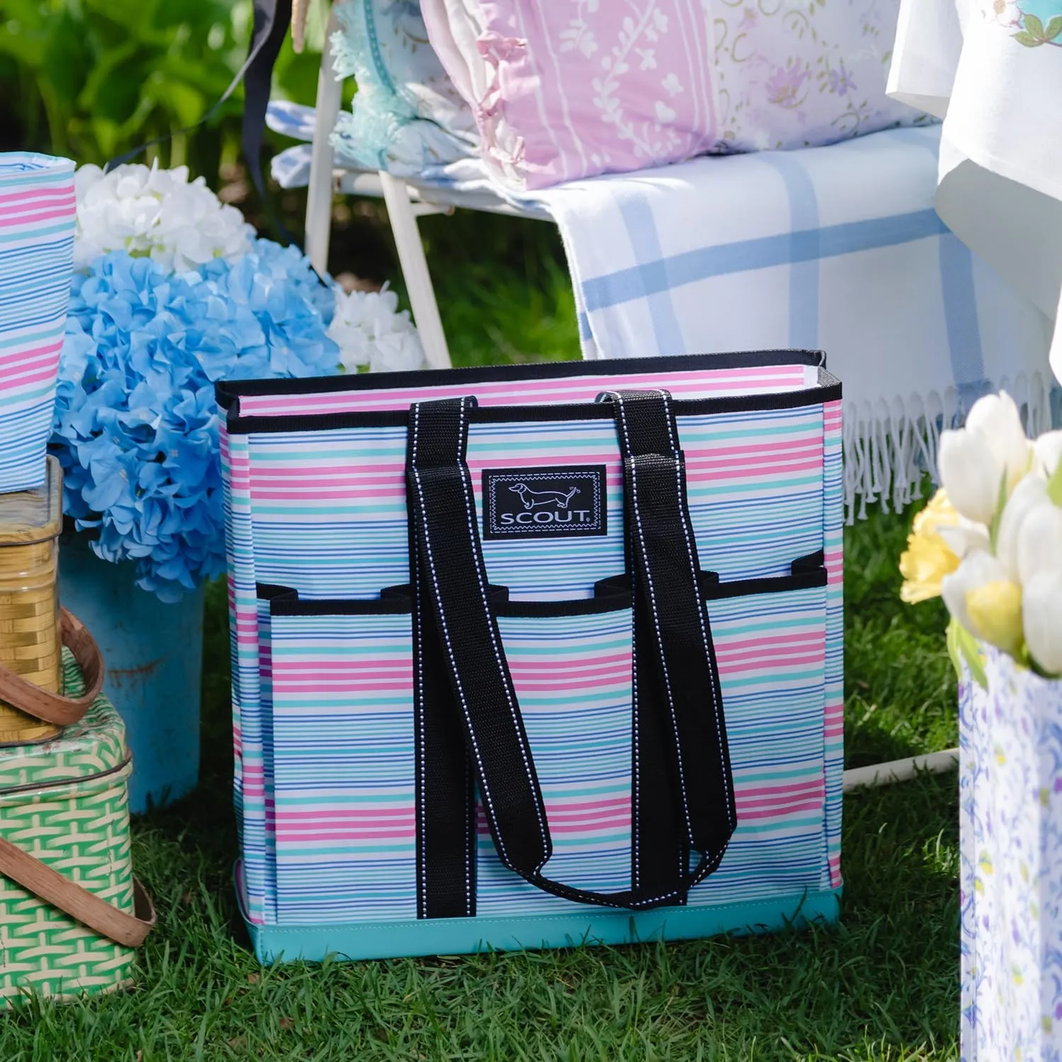 SCOUT Pocket Rocket - Work Tote For Women - 6 Exterior Pockets - Large Travel, Nurse, Teacher, Mom Bag