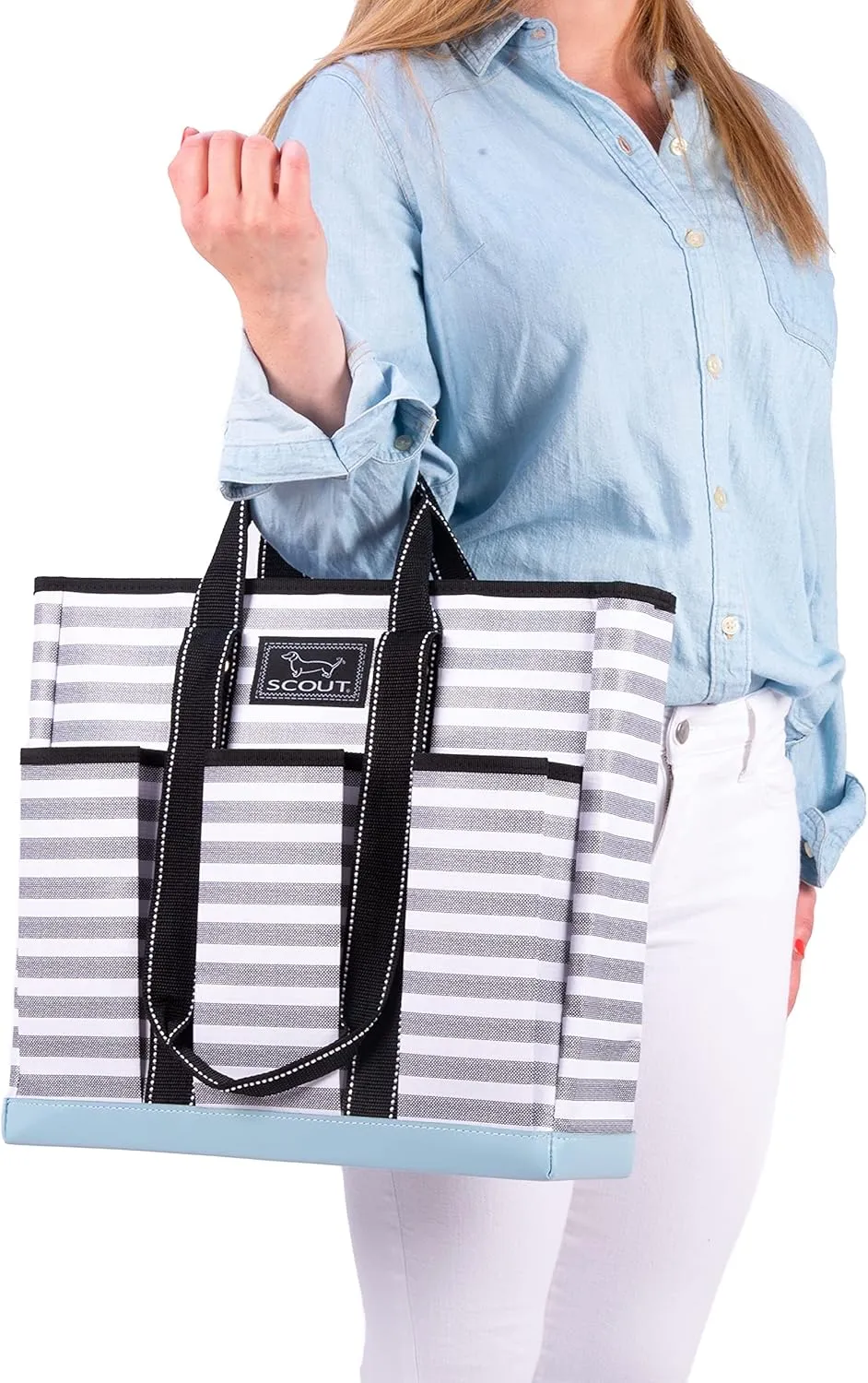 SCOUT Pocket Rocket - Work Tote For Women - 6 Exterior Pockets - Large Travel, Nurse, Teacher, Mom Bag