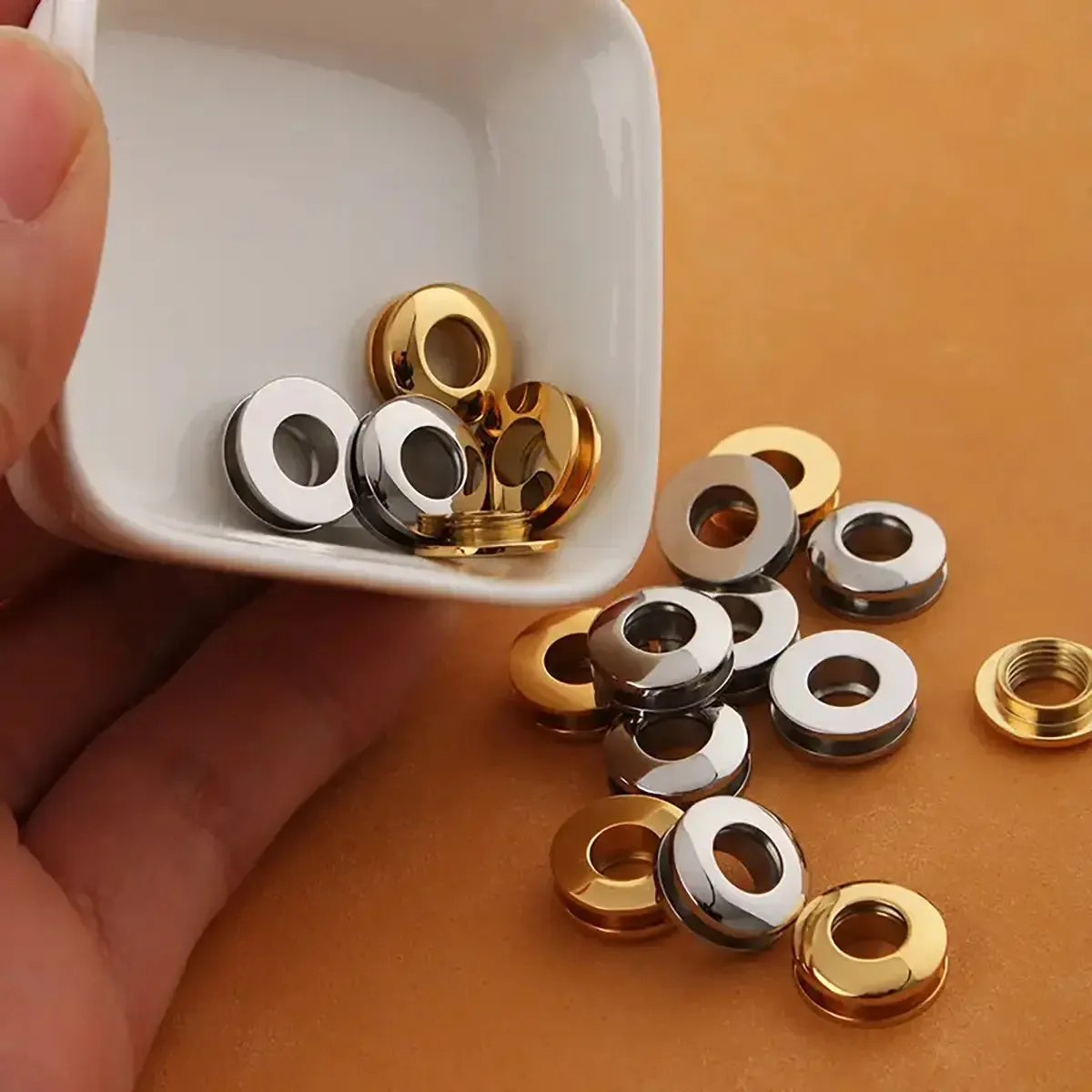 Screw Eyelets 6.5mm Stainless Steel