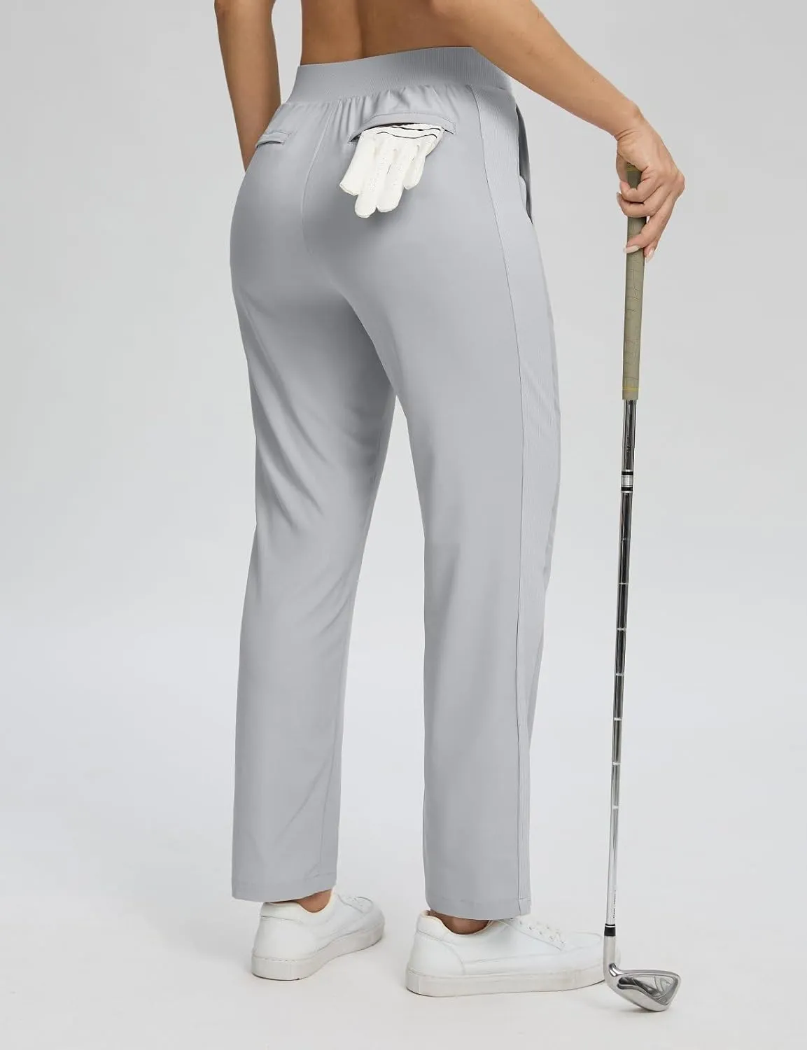 Seamaid Women's Golf Pants with Deep Pockets Travel Pants for Athletic Stretch UPF 50 