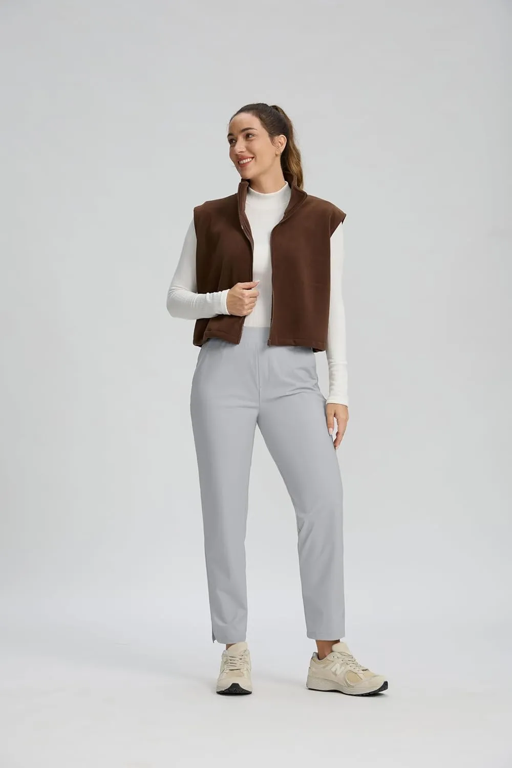 Seamaid Women's Golf Pants with Deep Pockets Travel Pants for Athletic Stretch UPF 50 