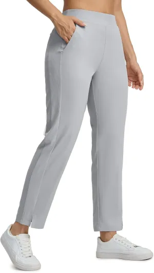 Seamaid Women's Golf Pants with Deep Pockets Travel Pants for Athletic Stretch UPF 50 
