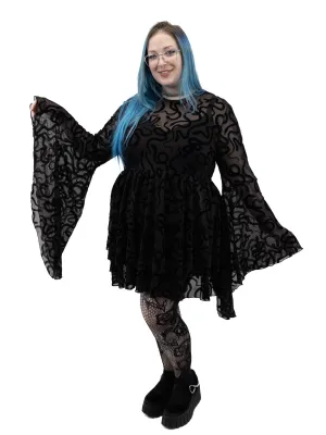 Severine Bell Sleeve Mini Dress