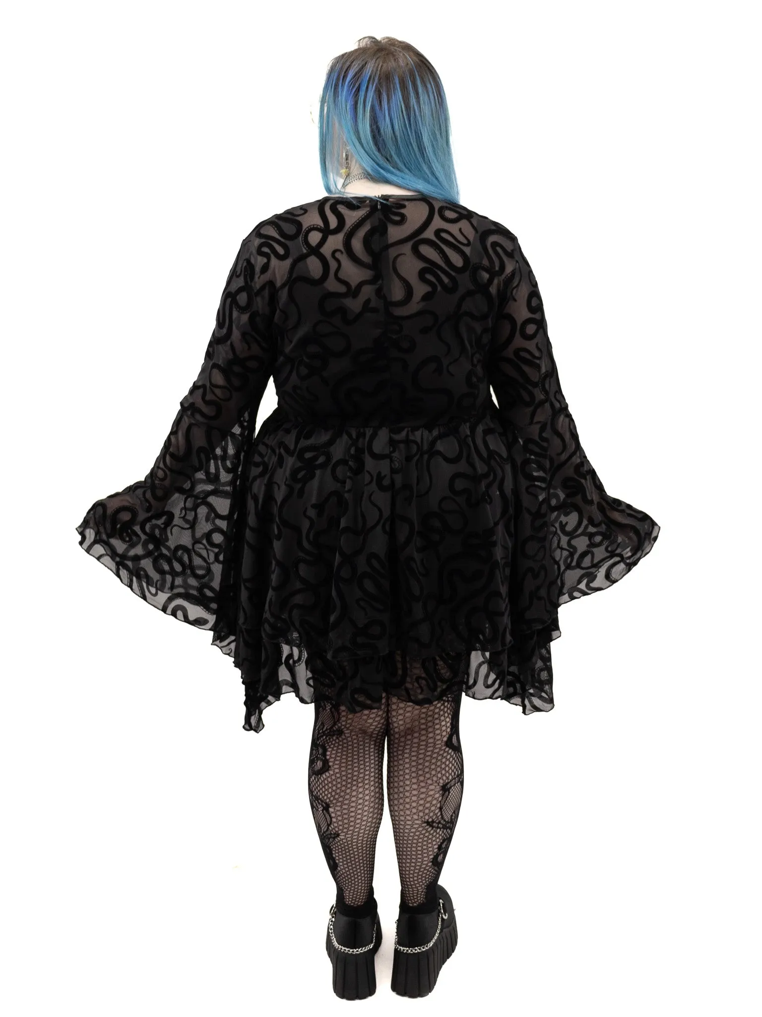 Severine Bell Sleeve Mini Dress