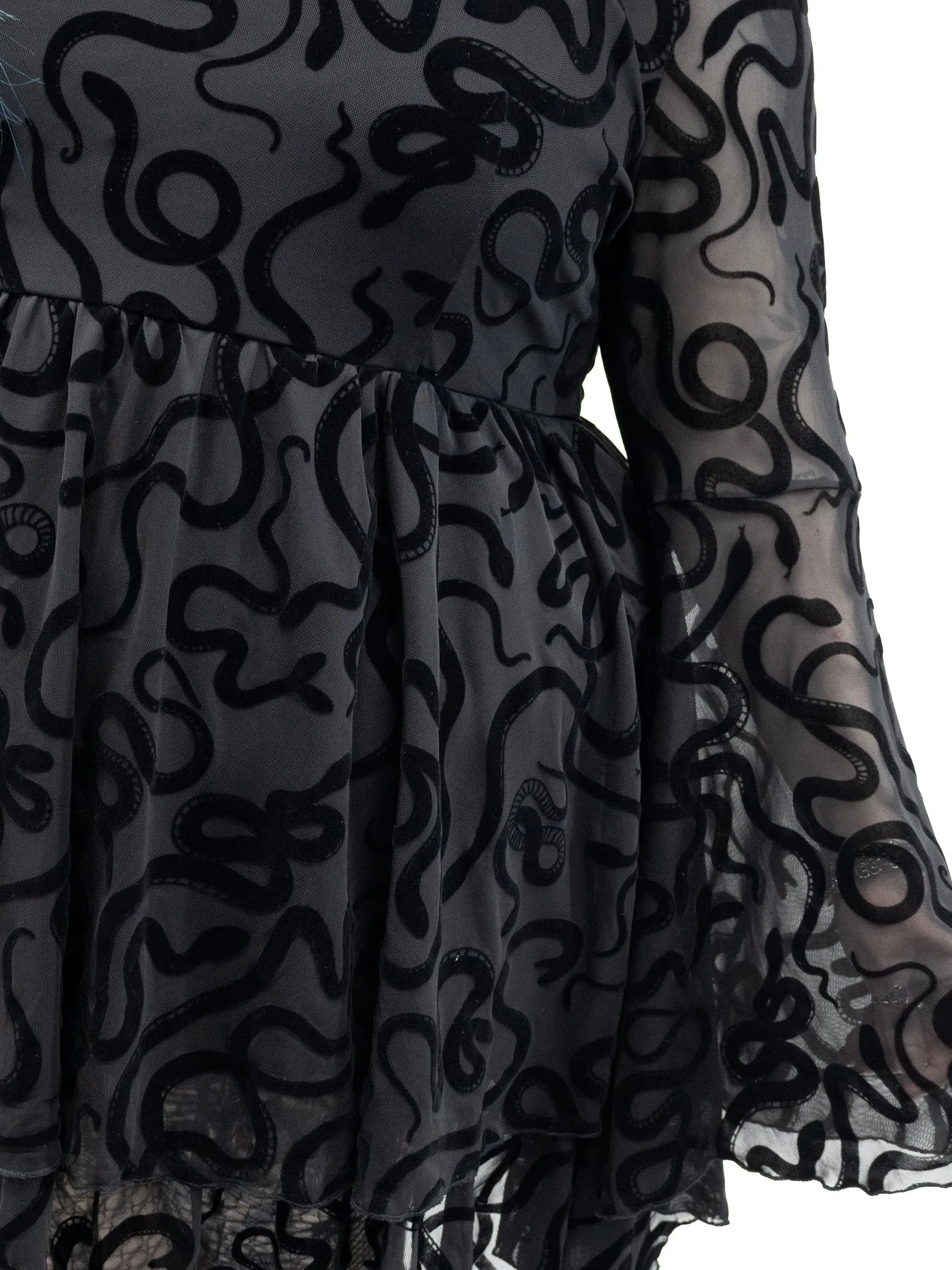 Severine Bell Sleeve Mini Dress